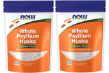 NOW Foods Psyllium Husks frascos dos-pack para fibra diaria