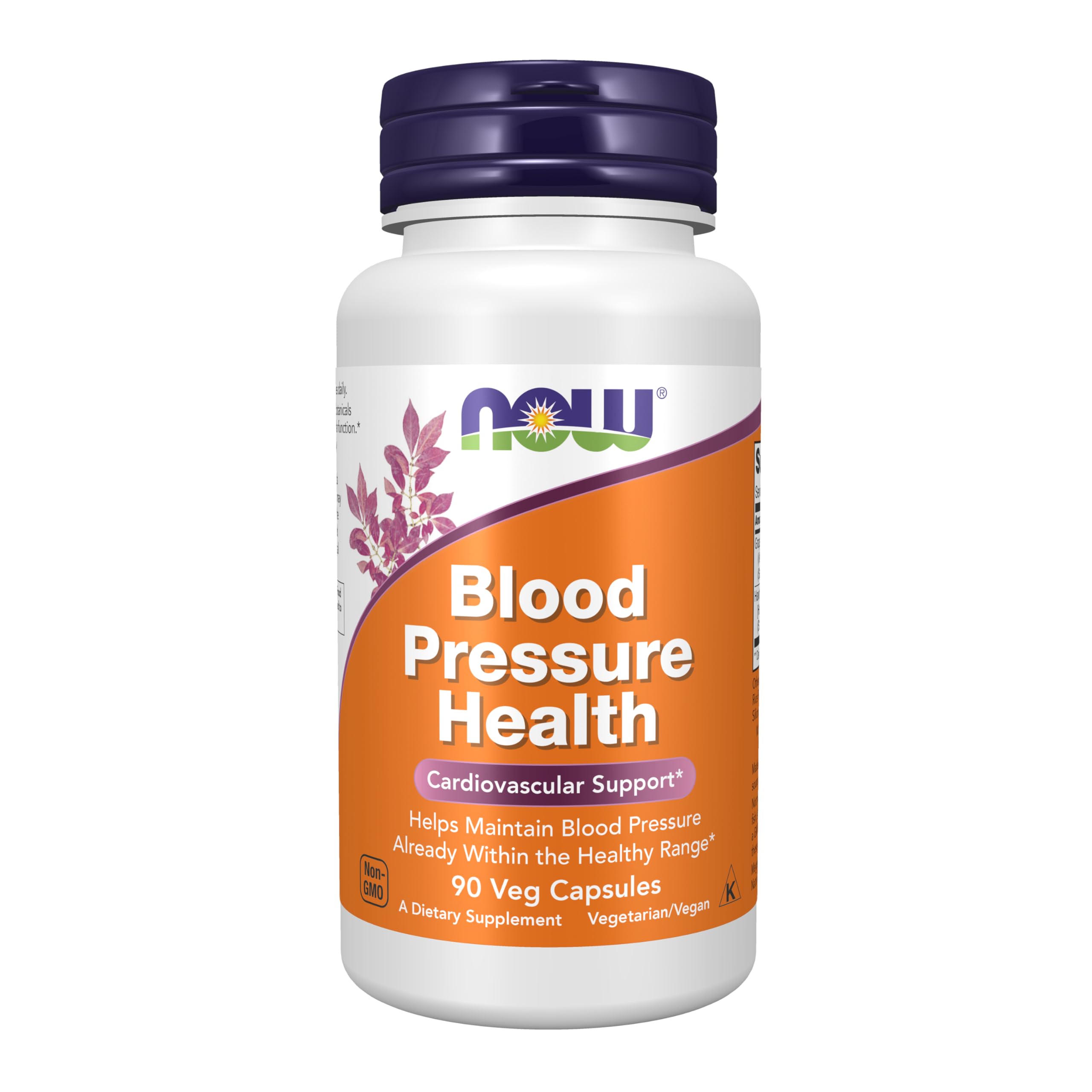 NOW Foods Salud de la Presión Arterial en cápsulas vegetales para apoyar la salud cardiovascular.