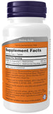NOW Foods SAM-e empaque frontal con dosis y etiqueta clara