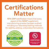 NOW Foods selenio 100 mcg - origen en Estados Unidos