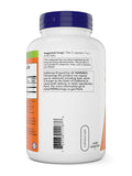 Etiqueta del producto NOW Foods Slippery Elm con información clara de uso.