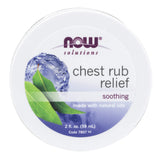 NOW Foods Chest Rub Relief: bote de 2 onzas para confort respiratorio en el pecho