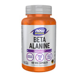 NOW Foods Beta-Alanina 750 mg, botella: promueve resistencia durante entrenamientos intensos
