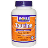 Envase de 8 onzas de NOW Foods Taurina en polvo para dosis diarias