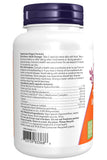 NOW Foods Thyroid Energy, etiqueta de ingredientes, resalta yodo y tirosina para la función tiroidea.