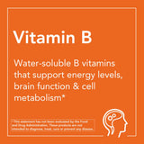 NOW Foods Vitamina B-6 100 mg, vista de la caja del producto.