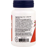 NOW Foods Paquete triple Vitamina D-3, suministro de tres meses