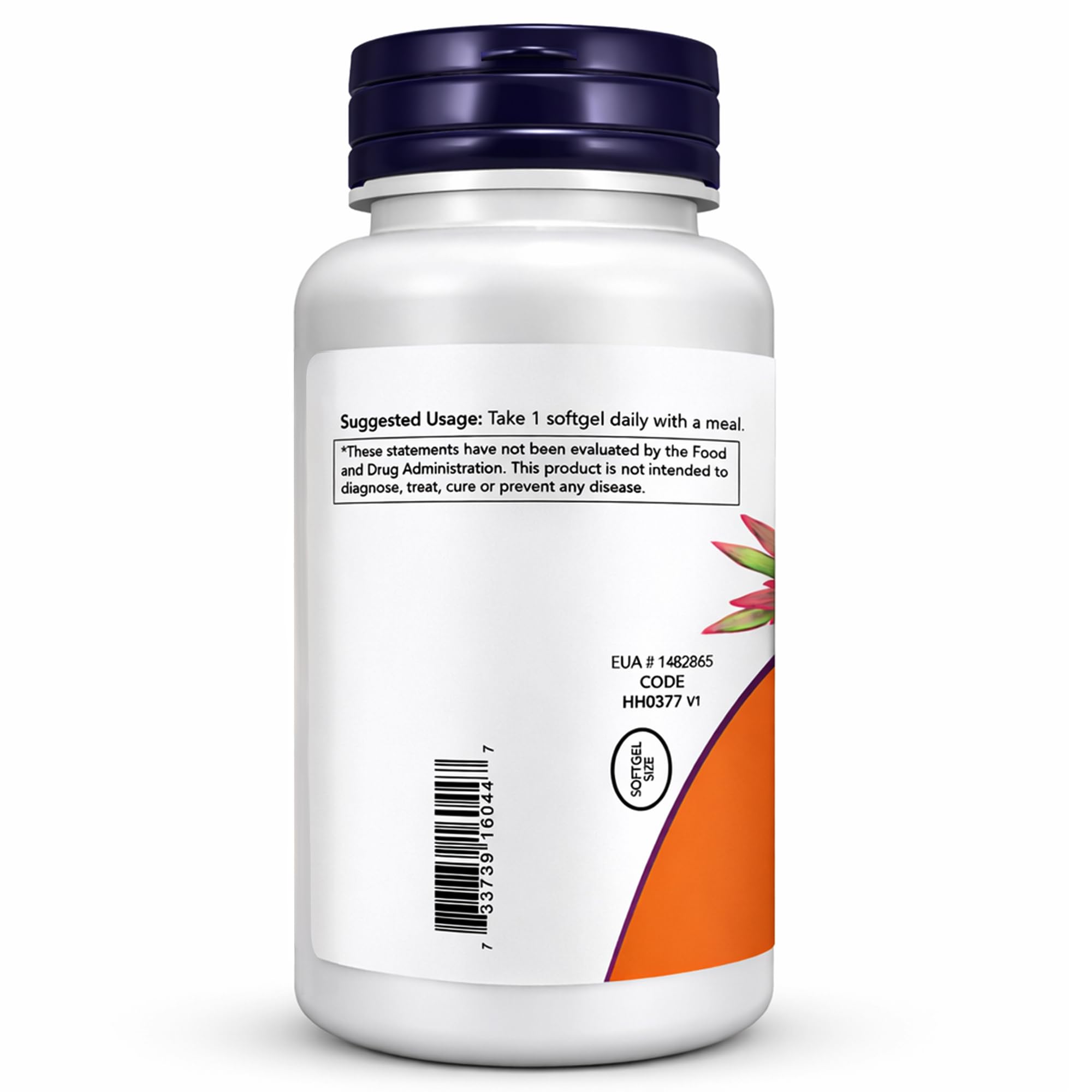 NOW Foods Vitamina D3 2000IU cápsulas blandas para ingestión suave