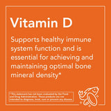 NOW Foods Vitamina D3, libre de gluten, lácteos, huevos y soja.
