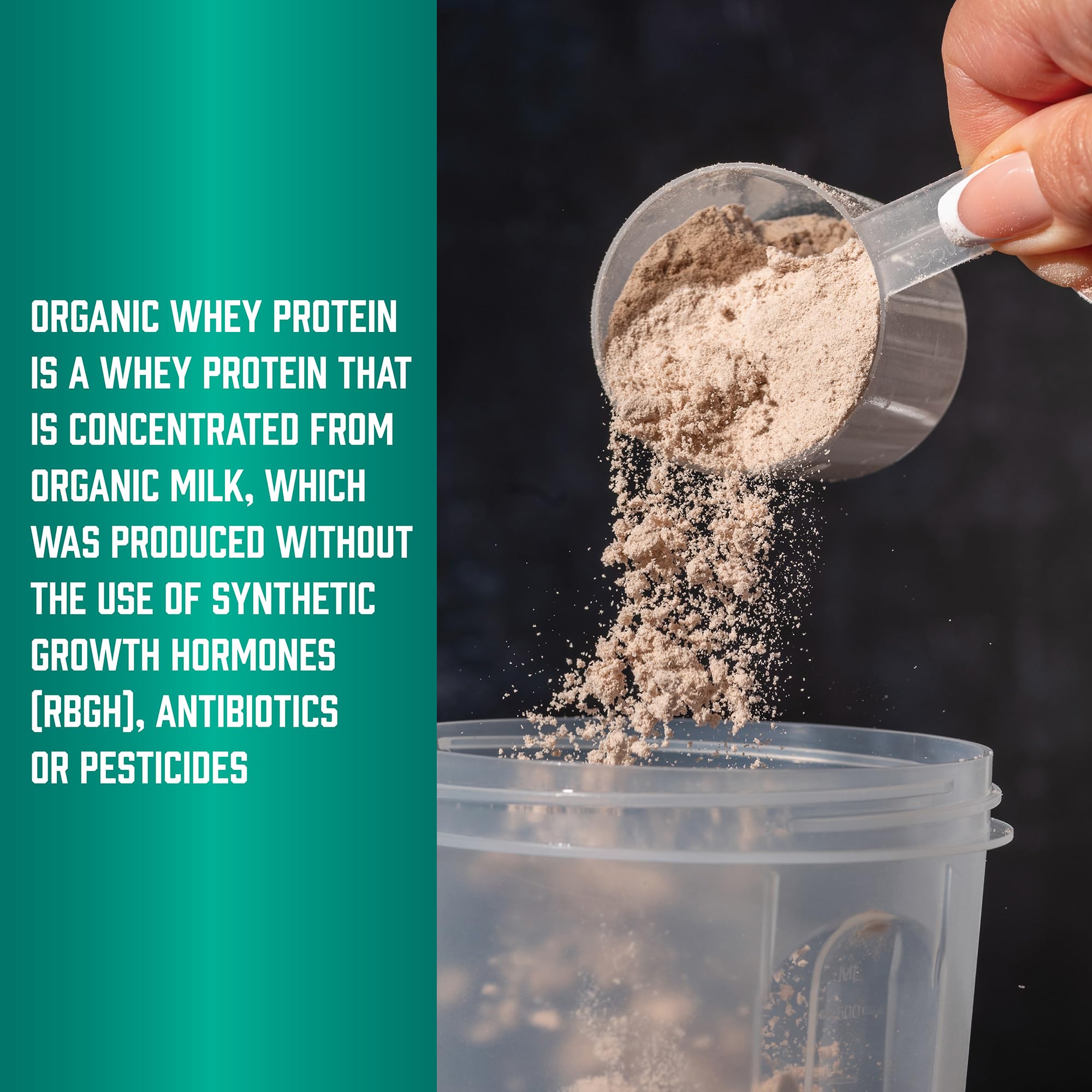 NOW Foods Whey Protein, etiqueta clara para familias activas.
