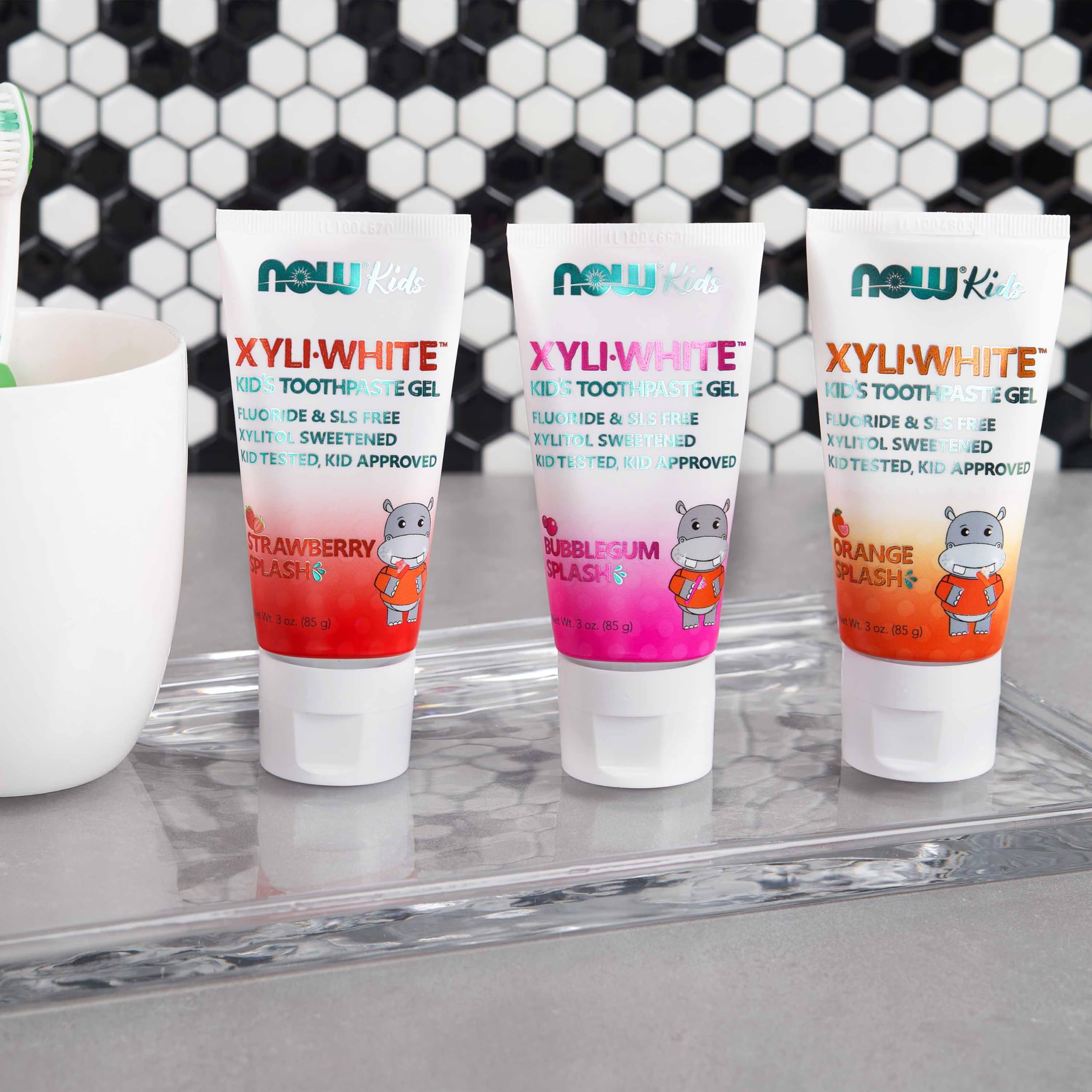 Pasta dental XyliWhite Bubblegum, experiencia de cepillado divertida
