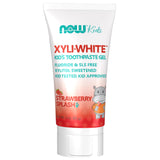 NOW Foods XyliWhite pasta dientes niños fresa 3oz - cepillado diario agradable.