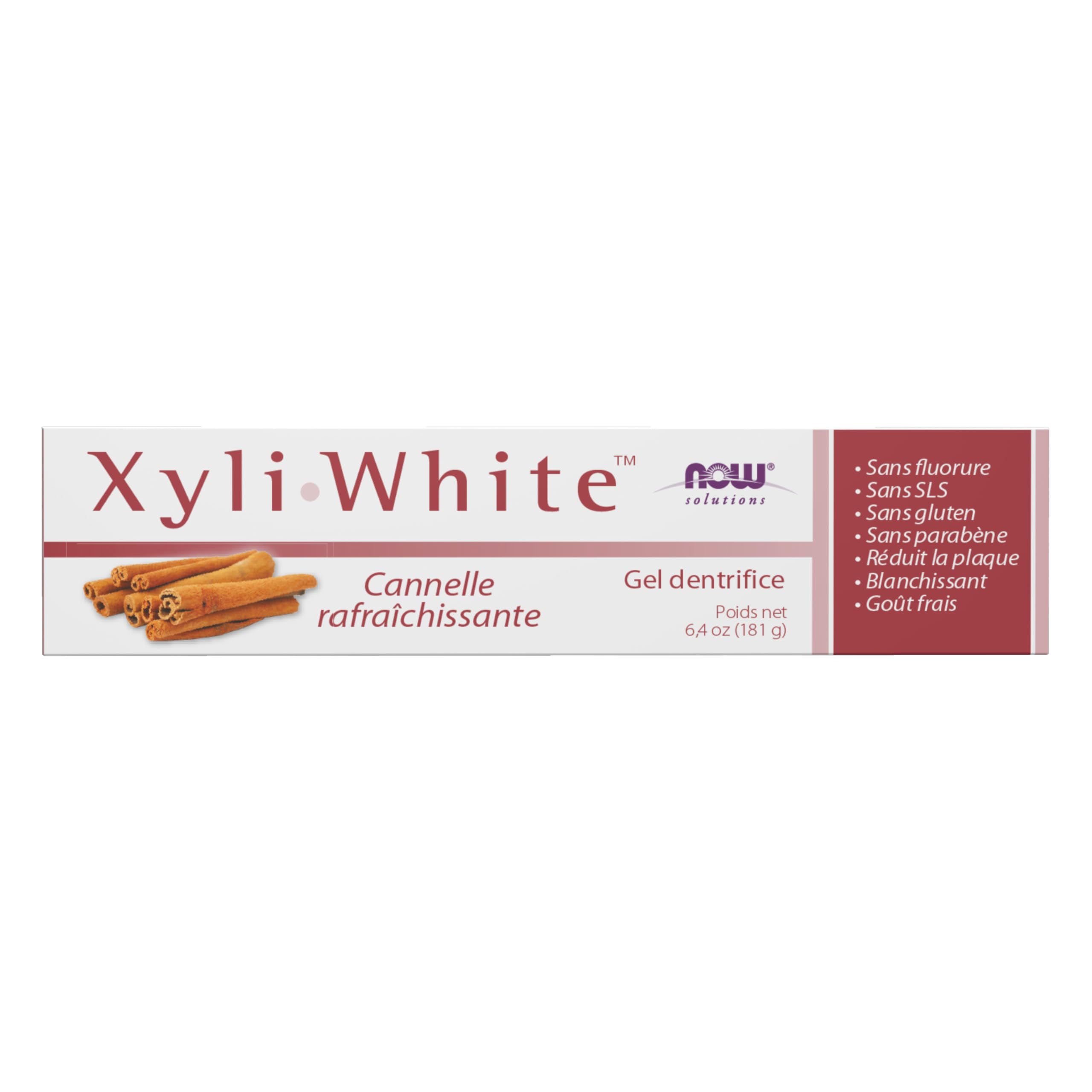 XyliWhite muestra su textura de gel para limpieza bucal suave.
