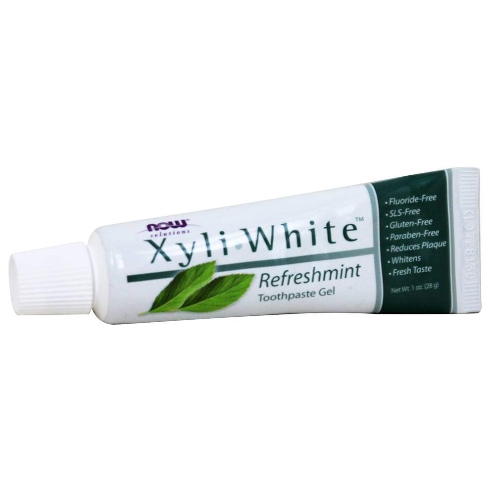 NOW Foods XyliWhite, tubo dental, limpieza suave y sabor fresco