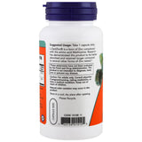 NOW Opti L-zinc etiqueta clara con información de producto.