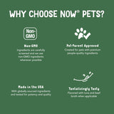 Proceso de control de calidad NOW Pets para seguridad de mascotas.