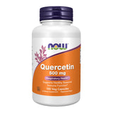 NOW Foods Quercetina 500 mg: botella clara para apoyo diario del sistema respiratorio