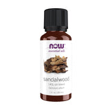 NOW Foods Aceite de sándalo, botella de 1 onza con base de jojoba, aroma calmante para meditación.