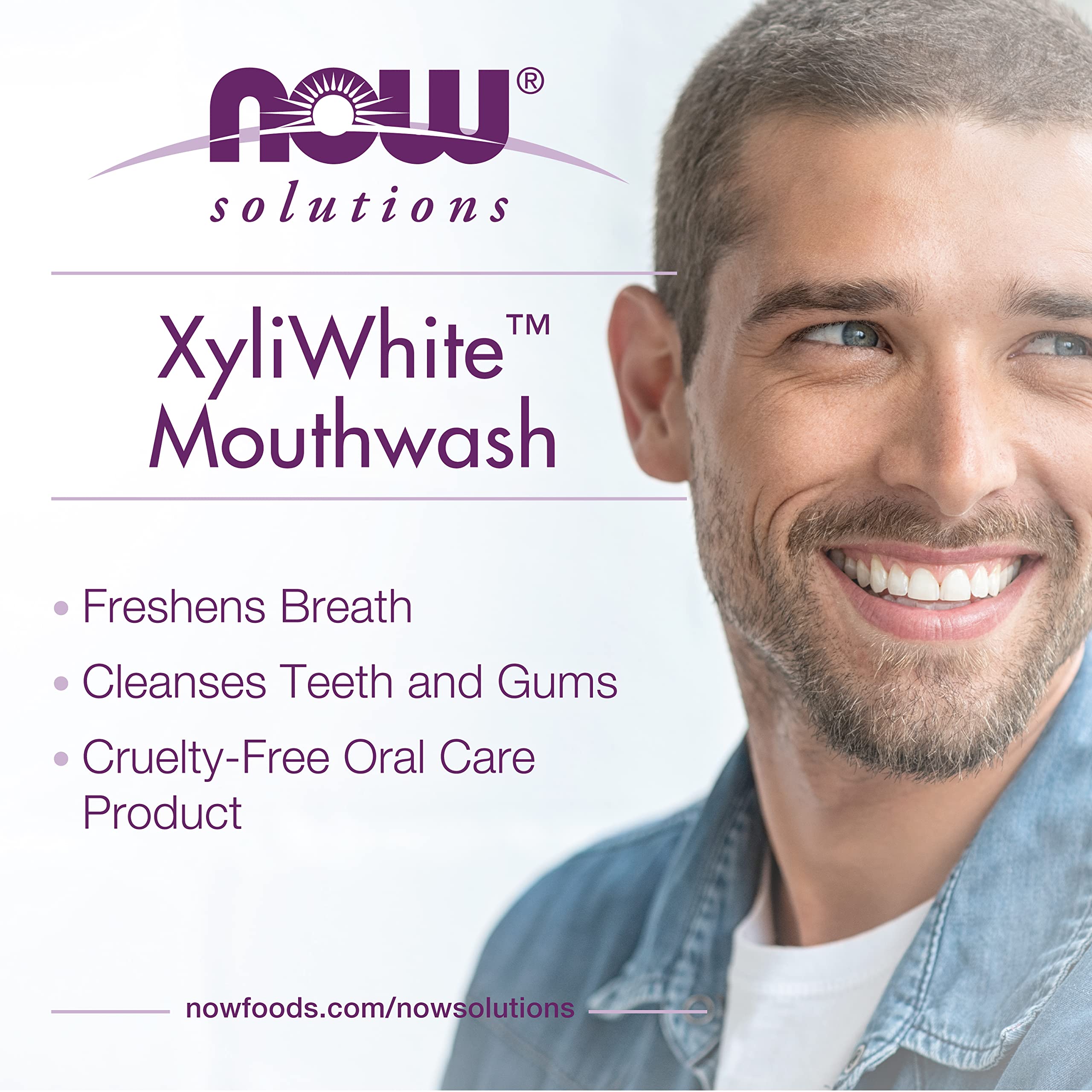 NOW Solutions XyliWhite cuidado oral sin crueldad: no probado en animales