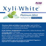 NOW Solutions XyliWhite gel dental, uso diario para limpieza sin fluoruro