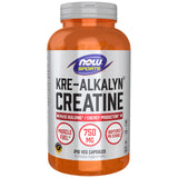 NOW Foods Kre-Alkalyn 750 mg en bote; energía sostenida para entrenamientos