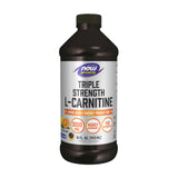 NOW L-Carnitina líquida, botella de fuerza triple para energía