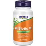 NOW Foods AlliBiotic CF, botella visible para apoyo diario del sistema inmune