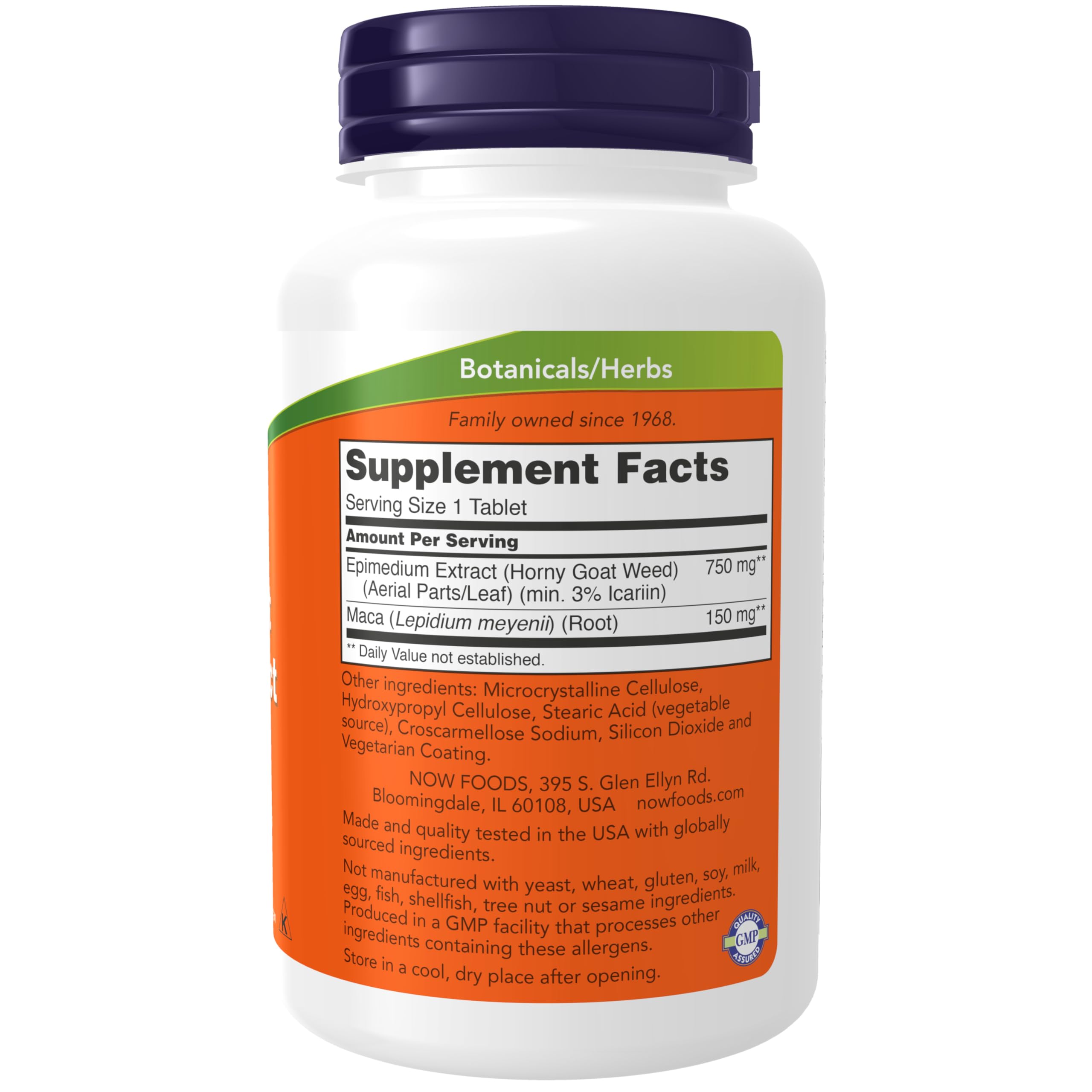 NOW Foods maca raíz tonificante para energía sostenida diaria