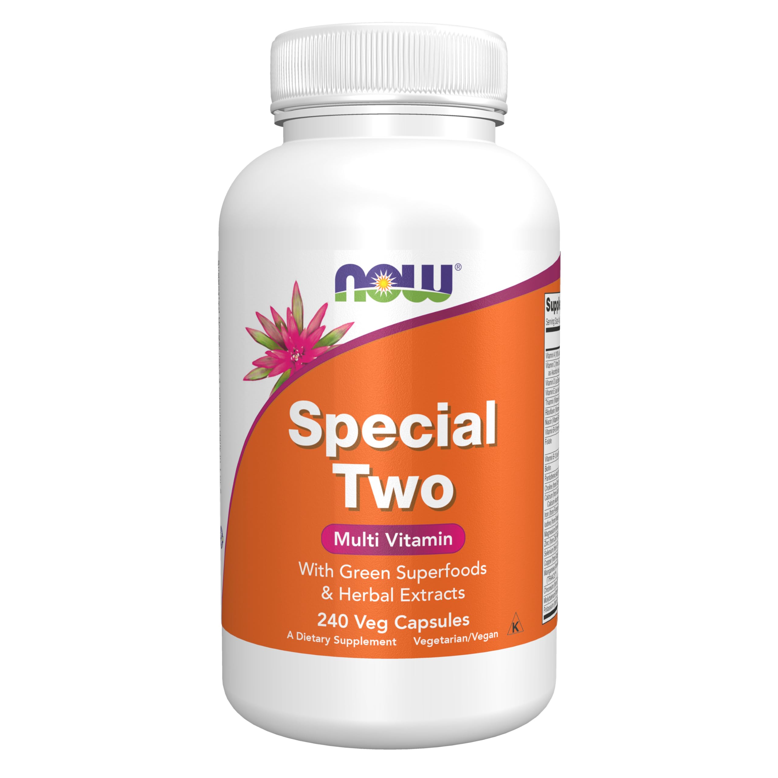 NOW Special Two: botella con superalimentos para apoyo nutricional diario