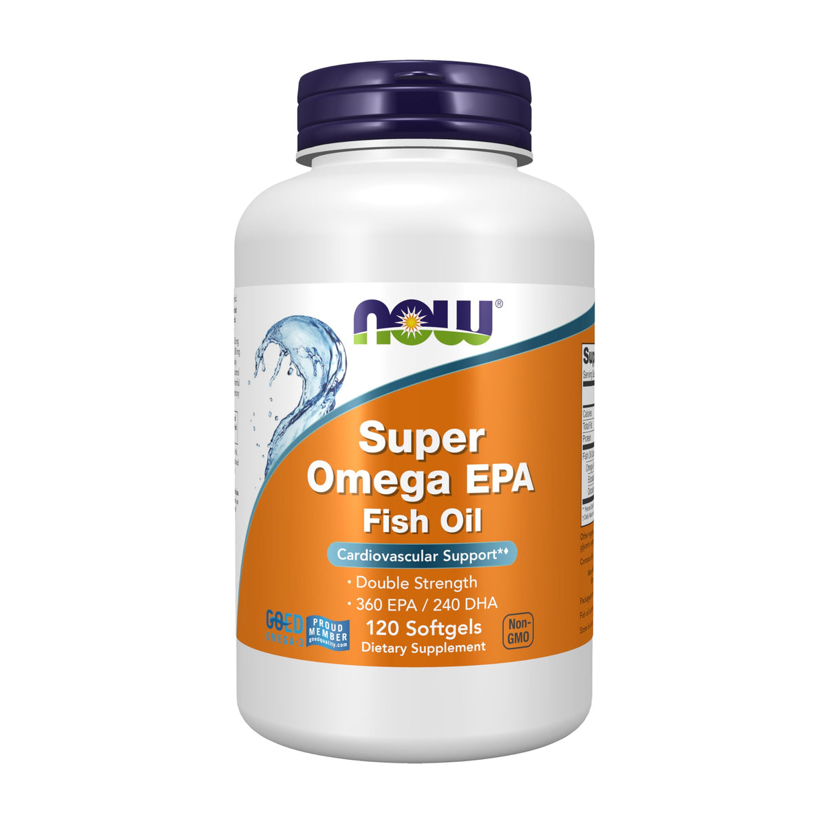 NOW Foods Super Omega EPA, cápsulas blandas, aporte de EPA y DHA para el día a día.