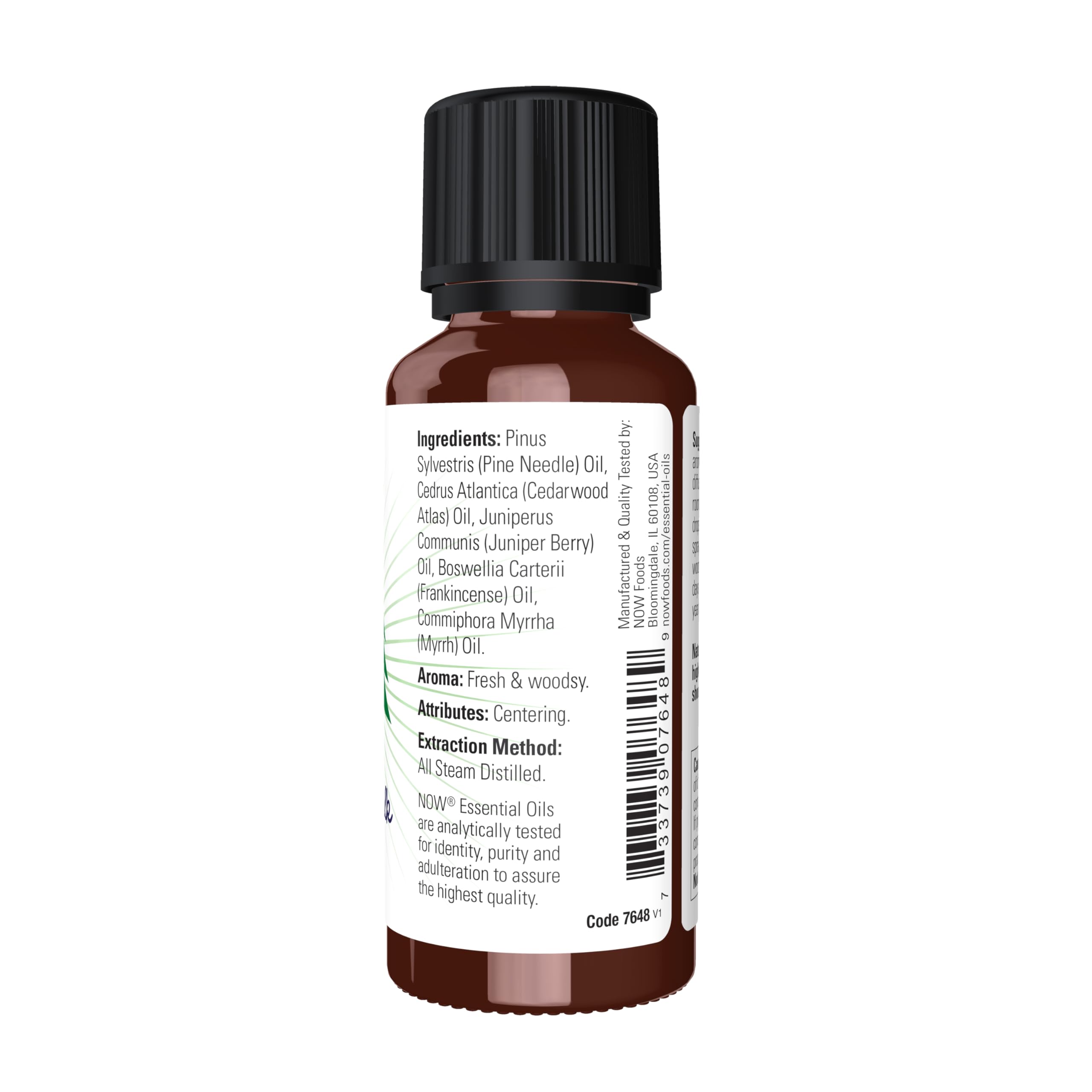 NOW Woodland Walk: aroma natural para difusor, gotas suaves para centrar la mente