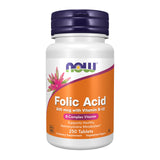 NOW Foods ácido fólico 800 mcg, apoyo a la síntesis de ADN.