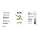 NOW Foods Aceite de Árbol de Té con cuentagotas para dosificación precisa.