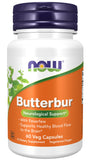 NOW Foods Butterbur cápsulas en botella, apoyo diario al bienestar