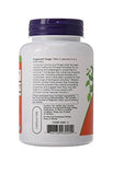 Botella NOW Foods Cordyceps 750 mg con 90 cápsulas veganas