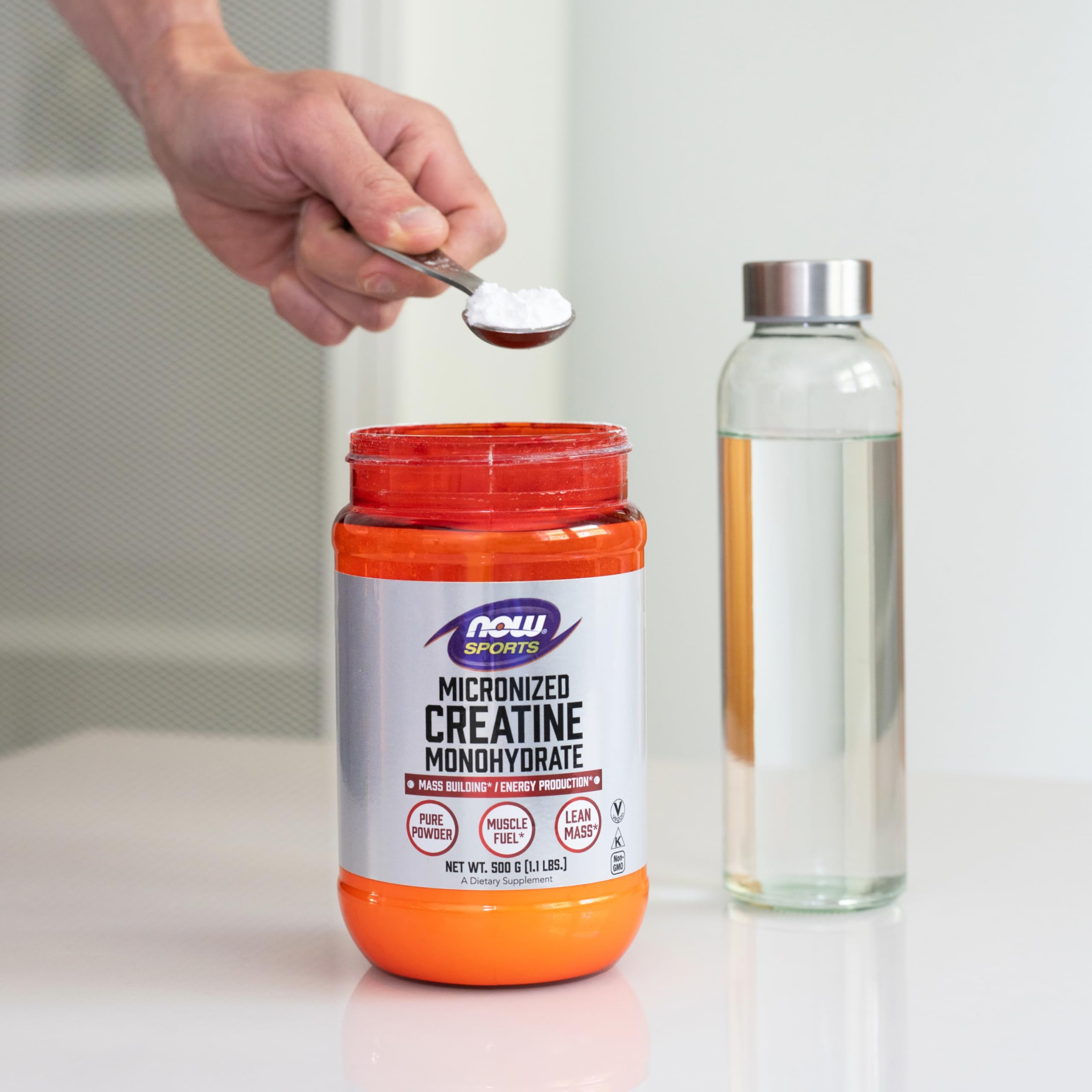 Creatina de NOW Foods sin aditivos para batidos diarios