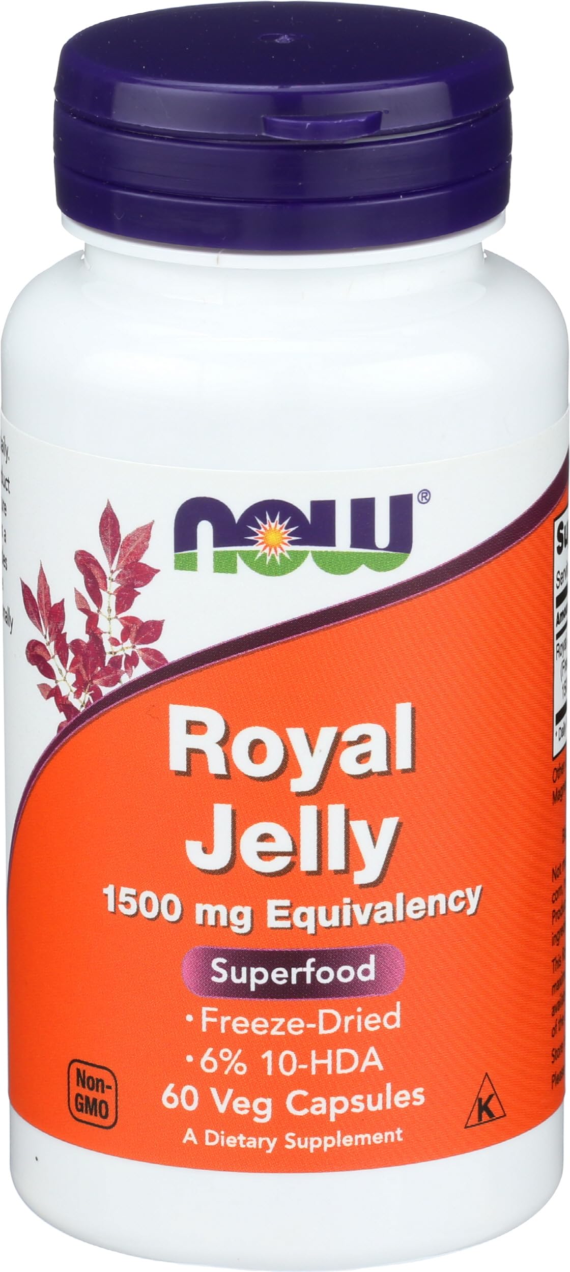NOW Foods Jelly 1500 mg, botella de cápsulas, apoyo general para la salud diaria.