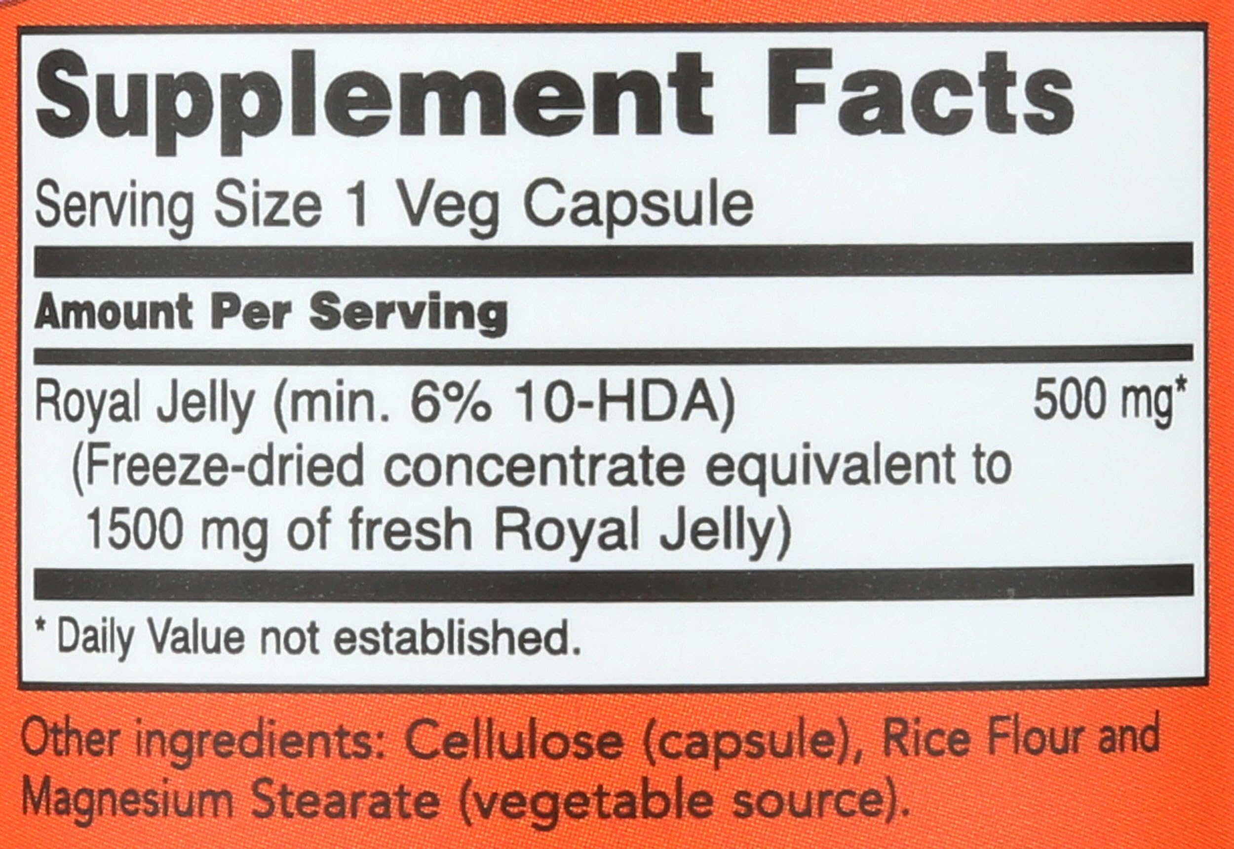 NOW Foods Jelly 1500 mg, cápsulas cercanas, fácil de tomar en cualquier momento.