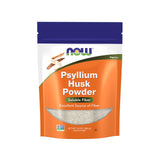 NOW Foods polvo de cáscara de psyllium, mezcla en agua para fibra soluble diaria.