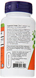 NOW Foods Rhodiola Rosea etiqueta frasco: extracto estandarizado a 3% rosavinas.