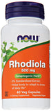 NOW Foods Rhodiola Rosea frasco frente: apoyo diario de energía.