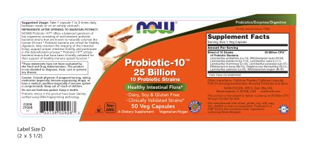 Detalle visual de NOW Foods Saccharomyces boulardii para apoyo digestivo.