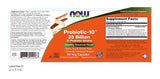 Detalle visual de NOW Foods Saccharomyces boulardii para apoyo digestivo.