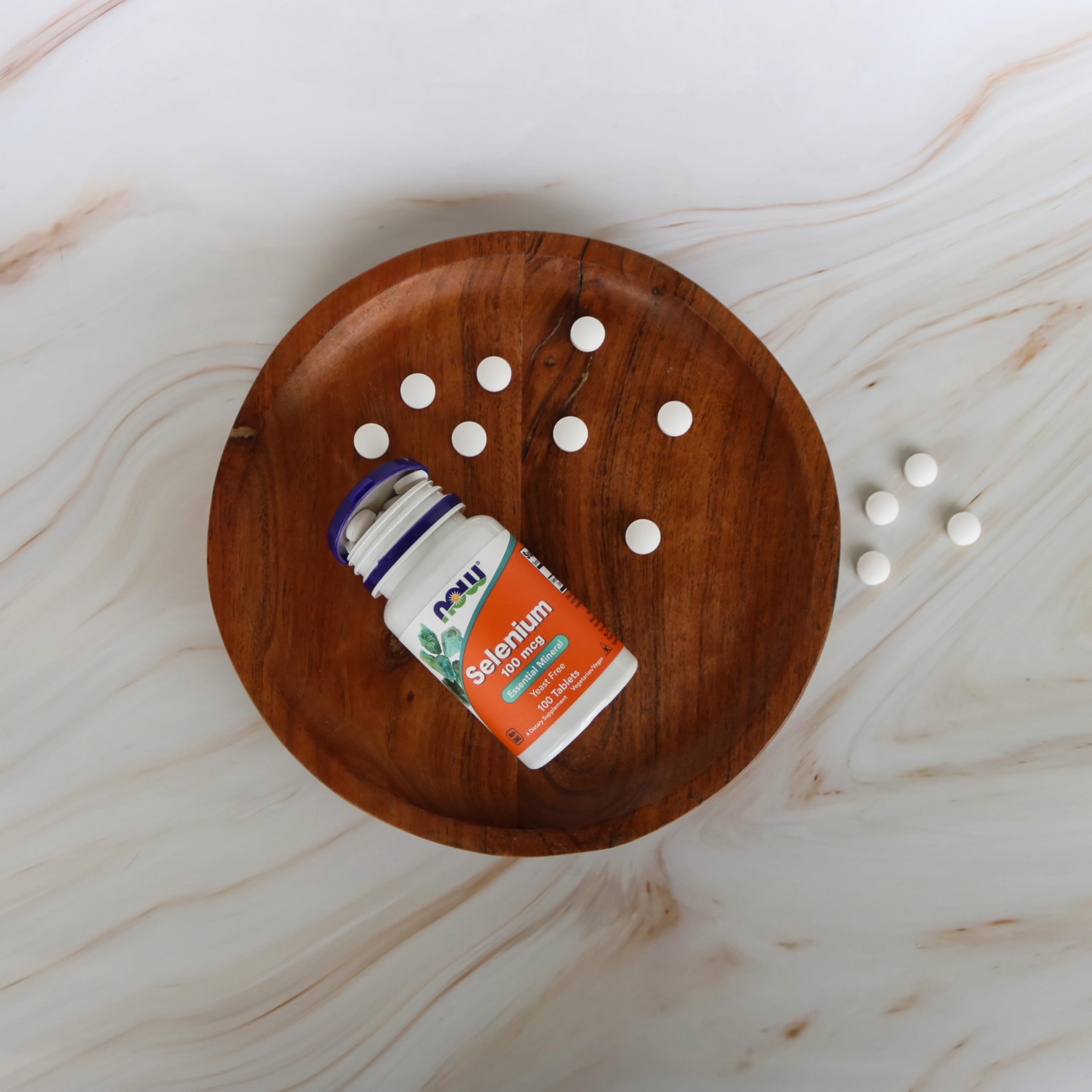 NOW Foods Selenio: producto sin levadura.