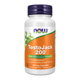 NOW Foods TestoJack 200: botella de cápsulas para vitalidad diaria