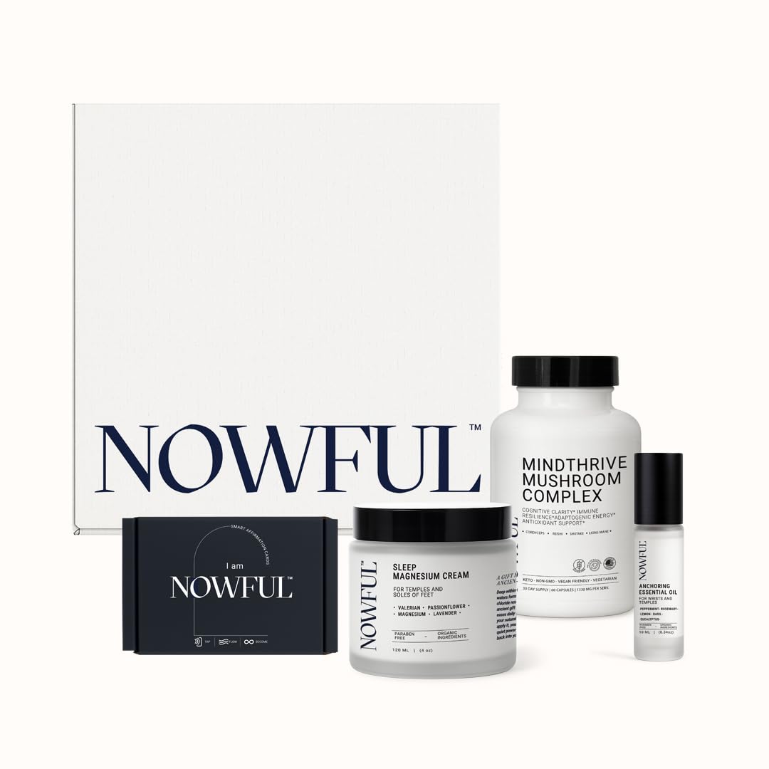 Nowful kit bienestar en acción con afirmaciones para empezar el día con claridad