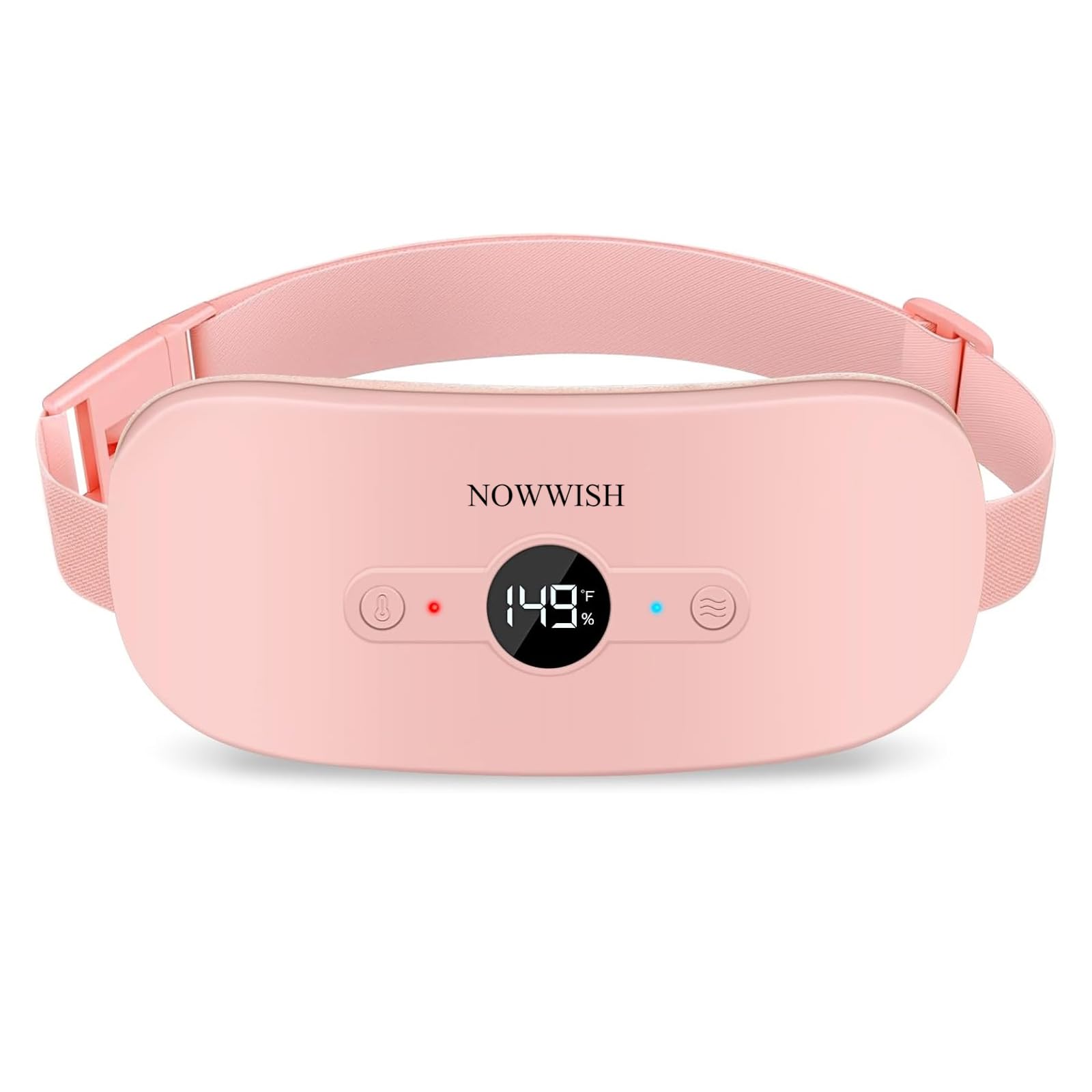 NOWWISH almohadilla de calor portátil con pantalla LED para control fácil.