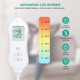 NOWWISH almohadilla eléctrica para piernas con calor uniforme para reposo.