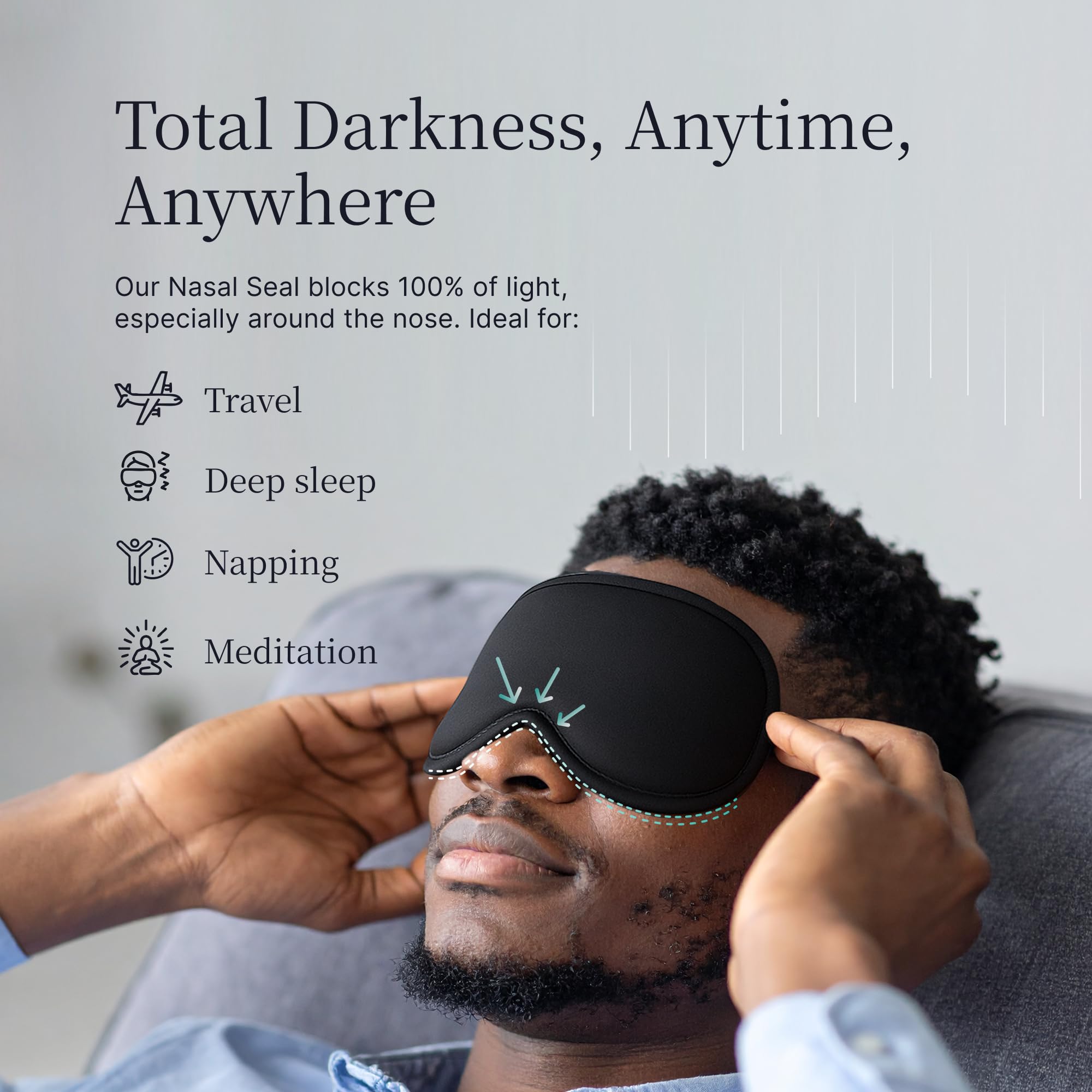 Nox Sleep bloqueo de luz al 100% para oscuridad total