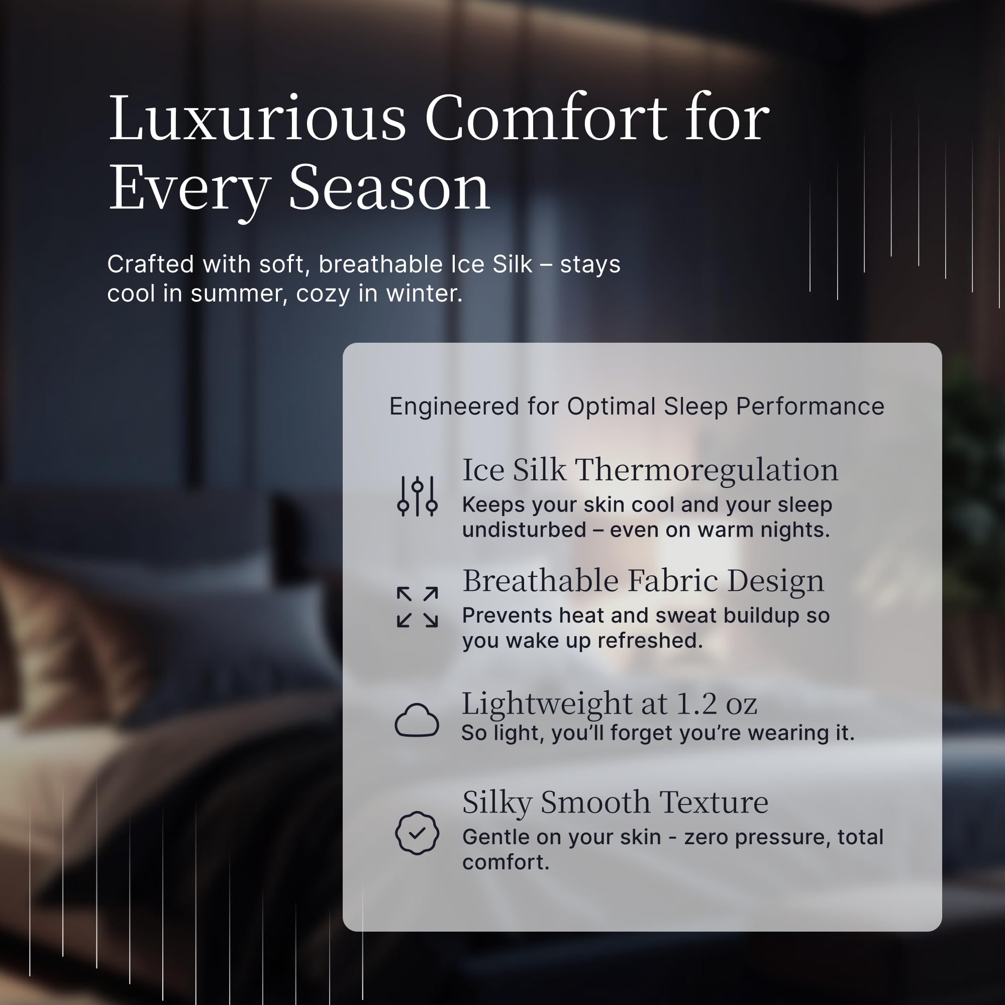 Nox Sleep diseño 3D permite movimiento REM sin perder oscuridad